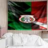 Mexico Football Team Emblem Printed Printed Tapestry, for Bedroom,Livingroom, dormitory, Large Wall Decor, Fabric Decor Fan Birthday Gifts