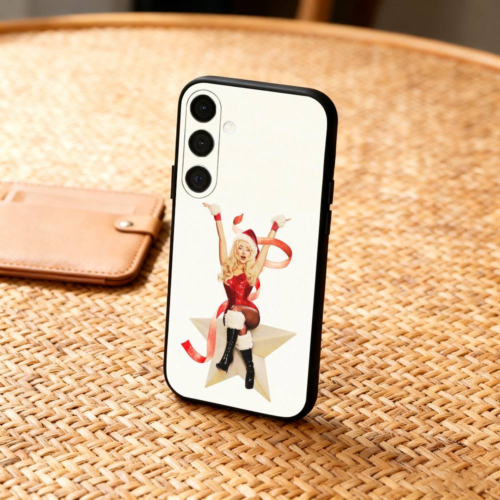 S-Sabrina Carpenter Singer Phone Case For Samsung A73,A21s,A22,A31,A32,A52,A53,A71,A80,Soft Black Shell