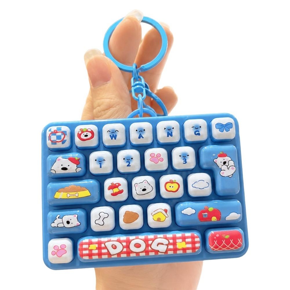 Animals Fingertip Button Keyring Mini Stress Relief Fidget Toy Backpack Decor