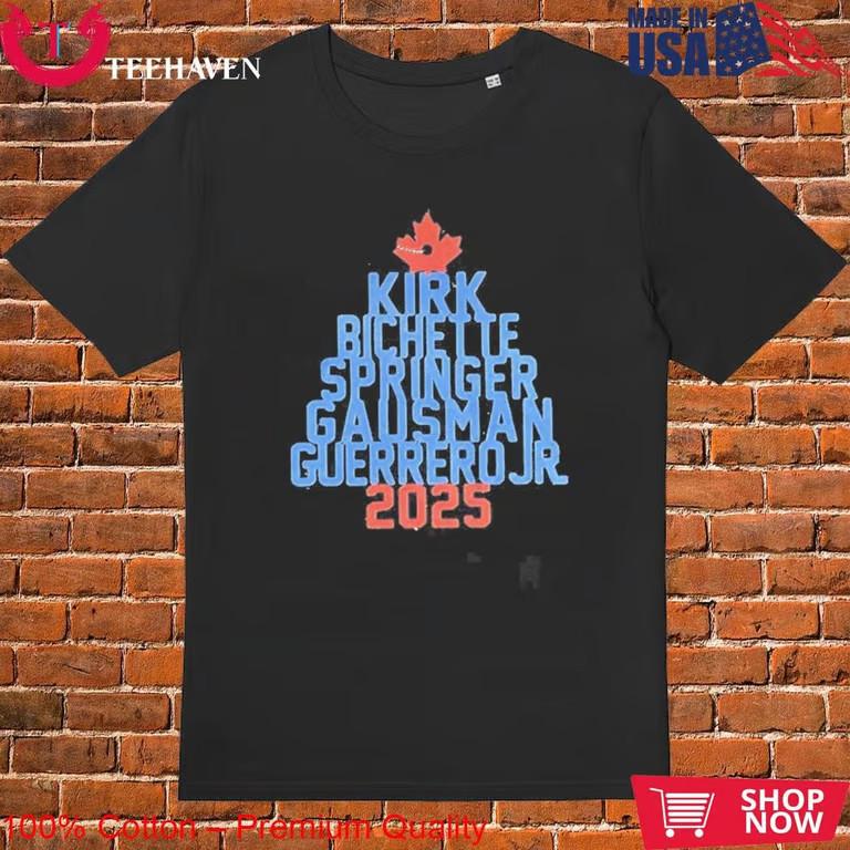 Blue Jays Kirk Bichette Springer Gausman Guerrero Jr Christmas 2025 T-Shirt Unisex T-Shirt XXXXL