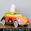 Scatola portatovaglioli a forma di Scarabeo Bus in Ferro Battuto Retrò Americano Scatola portatovaglioli Creativa Modello di Auto Decorazione Artigianato Regalo Speciale Decorazione per la Casa