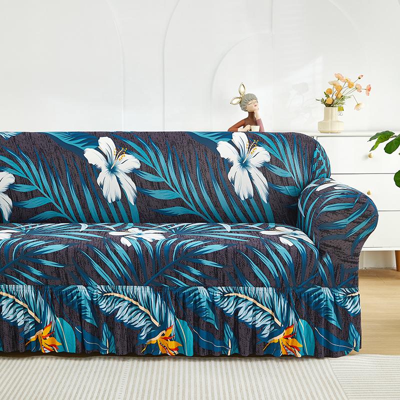 stretch floral Couch Cover Sofa Covers Washable Furniture Protector for Dogs Corner sofa skirt 1/2/3/4 seater sofa slipcovers