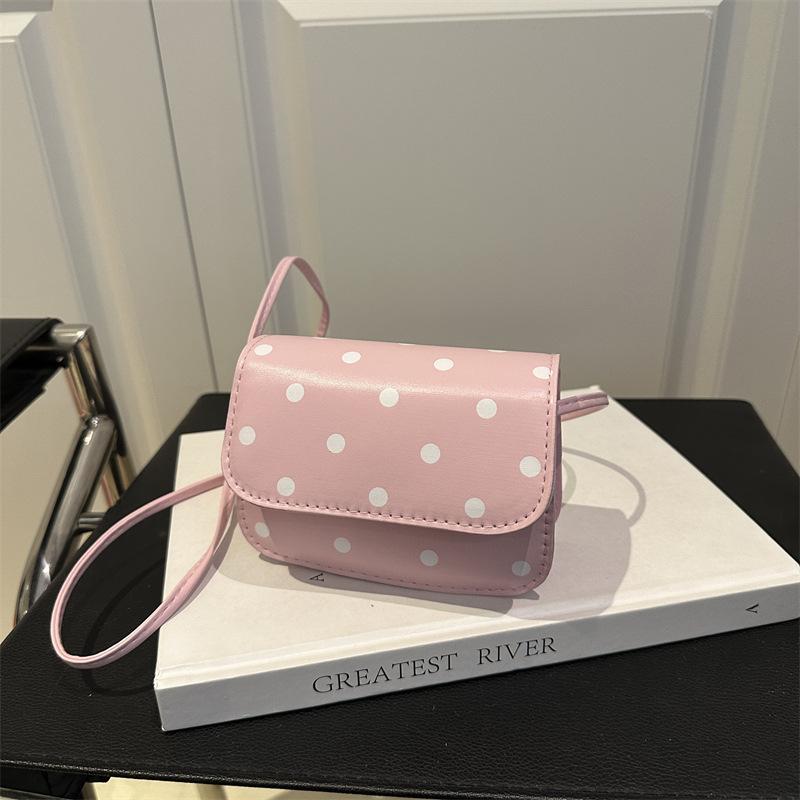 Mini Temperament Shoulder Bag Exquisite and Beautiful Casual Polka Dot Printing Popular Fashion Trend Messenger Bag Small Square Bag Women