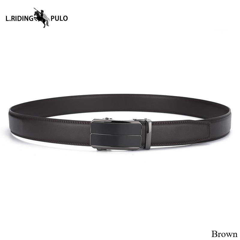 Pánský opasek Automatická spona Pravá kůže Jednoduchý Ležérní Business Univerzální Pánský opasek