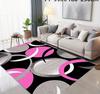 Modern Living Room Carpet, Abstract Geometric Nordic Style Floor Mat Print, Soft Area Rug Home Decoration