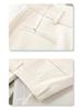 Women's Khaki Wide-Leg Suit Pants: 2025 Spring High-Waist Straight-Leg Style for Casual and Formal Wear