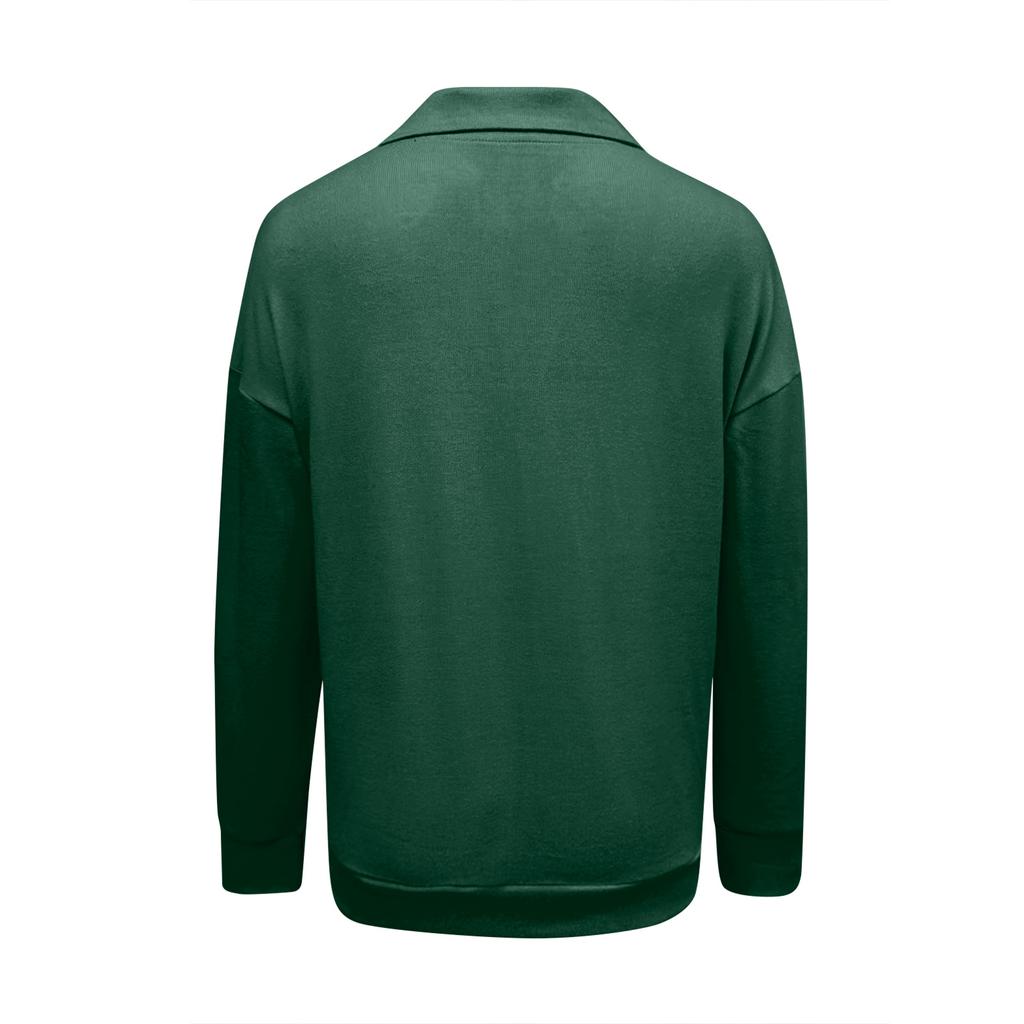 Women's Fashion Long V-neck Pullover Knitted Sweater Top