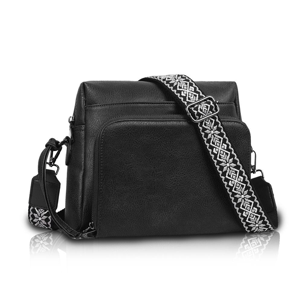 Ladies' Crossbody Bag, Commuter Large-capacity Zipper Single-shoulder Bag, Postman's Bun, Mother's Bag