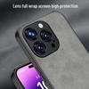 SHIYONG Leather Texture Full-Wrap iPhone Case