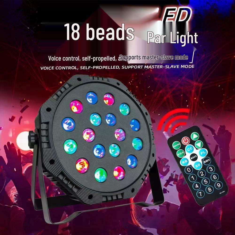 Sound-Activated Multi-Color LED Stage Light Bar for Clubbing, Performances, and Weddings