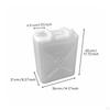Food Grade Water Container Versatile Heavy Duty Can SpillResistant Large Capacity Storage Jug