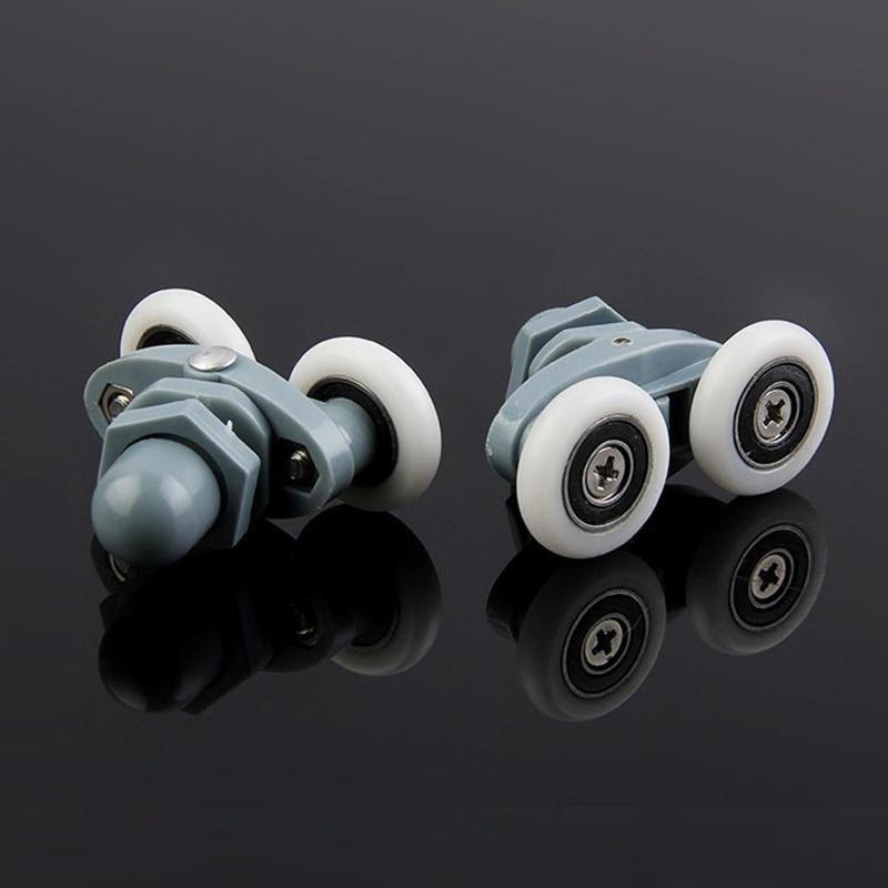 2pcs Shower Door Rollers Wheels Runners Pulley Pulleys 20/23mm Wheels Bathroom Door Runners Sliders