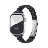 Taimpeullig Slim Acrylic Splatter Apple Watch Strap 3 Ultra 3 Se2 Galaxy Watch 6 Compatible Band - Dark Knight