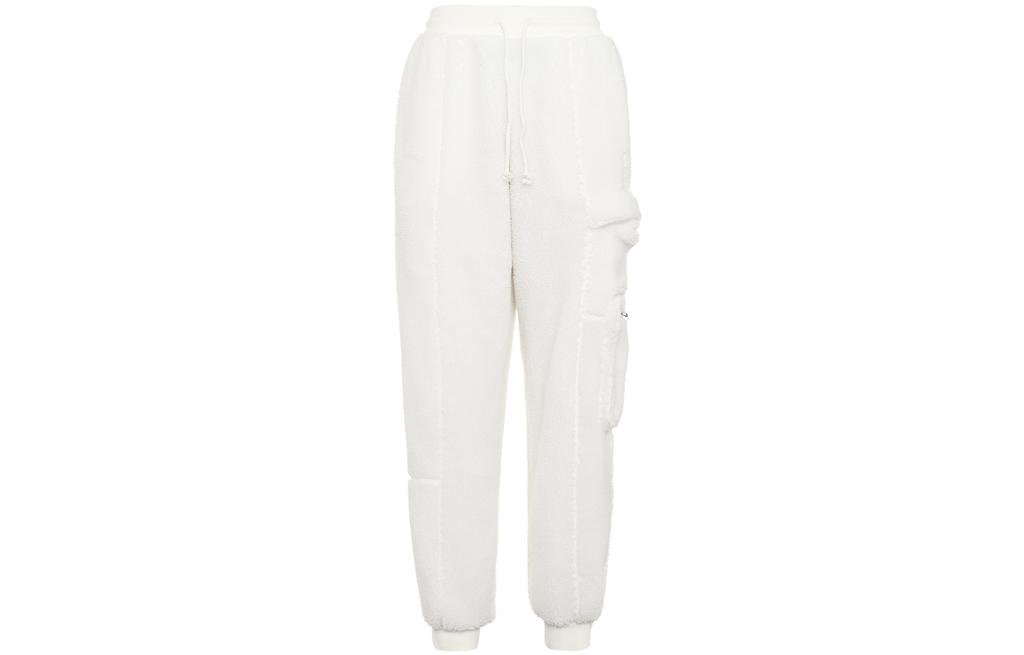adidas Originals X Ivy Park Kollaboration, Lässige Fleece-gefütterte lange Strick-Jogginghose Unisex Helles Weiß H21204