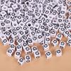 Square Acrylic A-Z English Letter Beads (6mm/7mm/8mm/10mm) for Jewelry Making