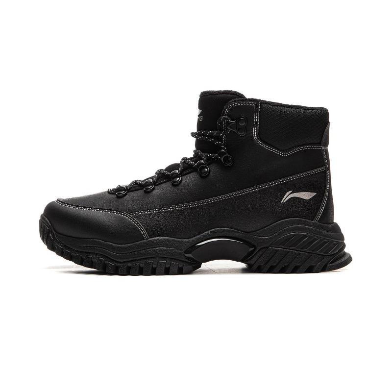 Li-Ning Bahu LITE Mid Top Unisex Casual Shoes Black AGCV393-1 38