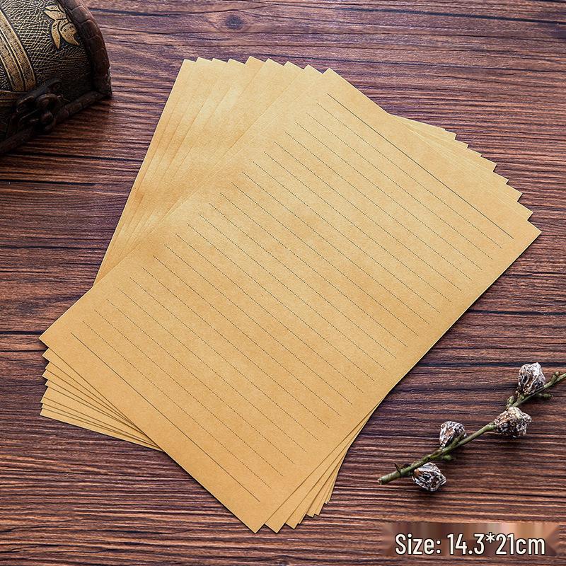 Artistic Floral Love Letter Stationery: Romantic Birthday Greeting Card & Envelope Set
