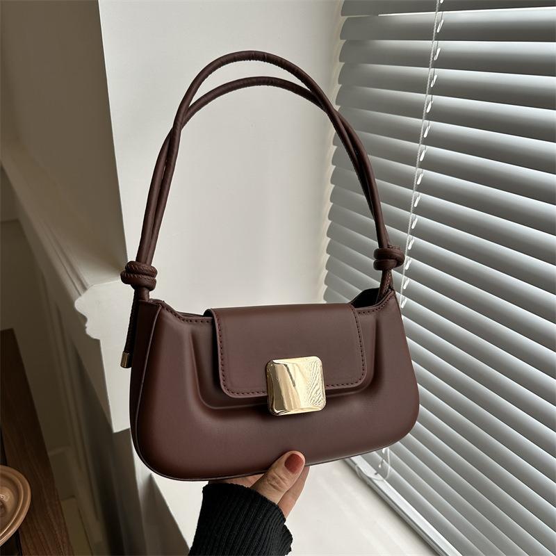 Baguette Bag Fashion Women's Bag Crossbody Bag New Armpit Bag One Shoulder Portable Trendy Simple Women's Bag