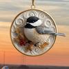 Ornamenti per Uccelli in Acrilico Decorazione da Appendere in Auto Albero di Natale Specchietto Retrovisore Decorazione Regalo Artigianale per Amanti degli Uccelli