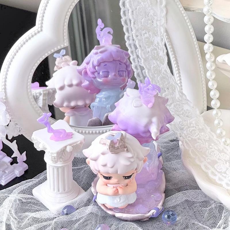 New Faya Picking Light Realm Tide Play Figure Blind Box Cute Anime Action Figure Desktop Ornaments Gift Collection Toys Doll