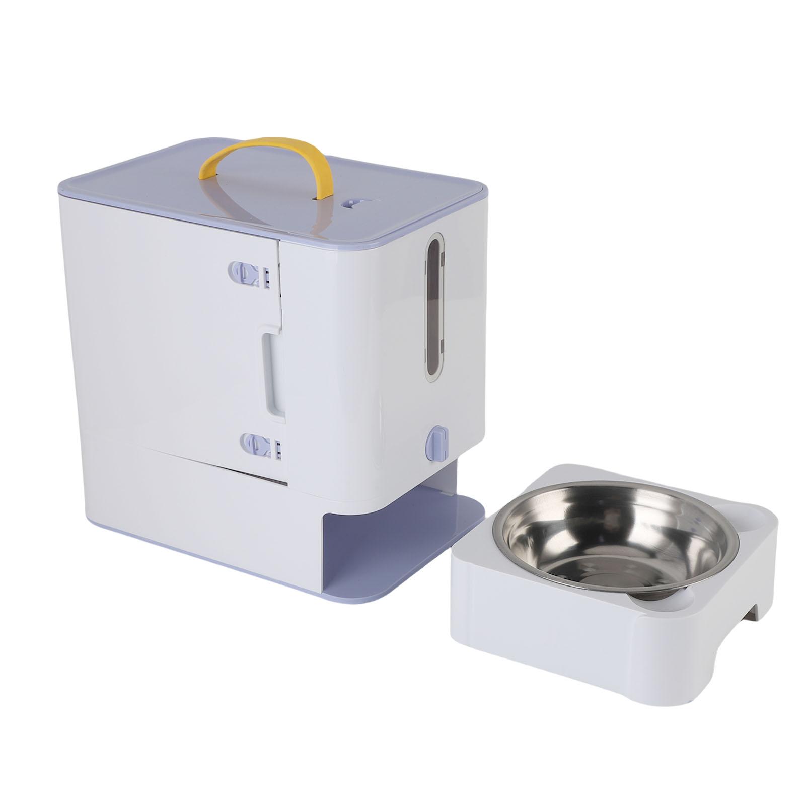 

Многофункциональный контейнер для корма для домашних животных, кормушка, диспенсер для кошачьего корма, станция для кормления, хранение лакомств для