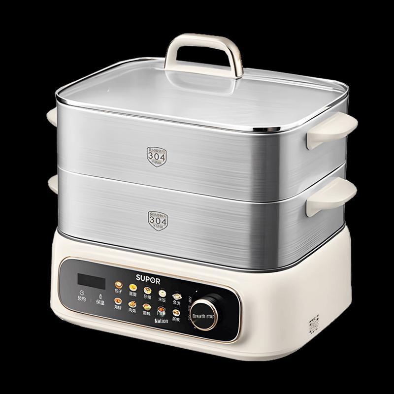 SUPOR 18L Multi-function 3-Layer Electric Steamer CN plug (adapter included)