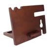 Wood Docking Station Multifunctional Wood Phone Docking Station Desktop Storage Bracket for Watch Glasses Key Jewelry