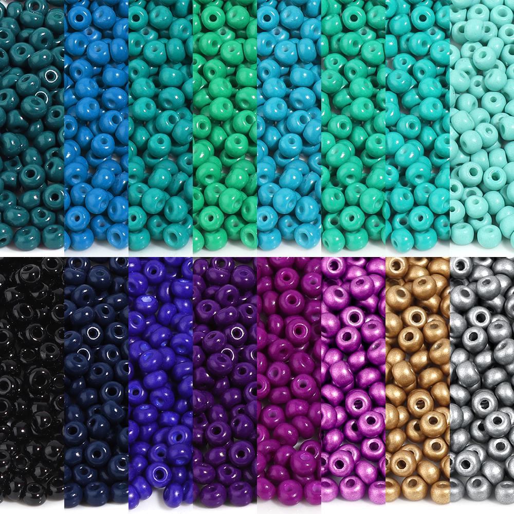 4mm Glass Rice Bead Paint Colored Loose Spacer Beads For High Quality Jewelry Earrings Making DIY Handcraft Bracelet Accessories