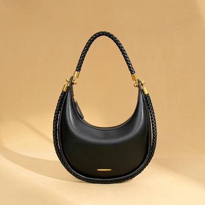 Niche Crescent Bag Fashion Women's One Shoulder Underarm Bag Texture Trendy Handheld Crescent Bag
