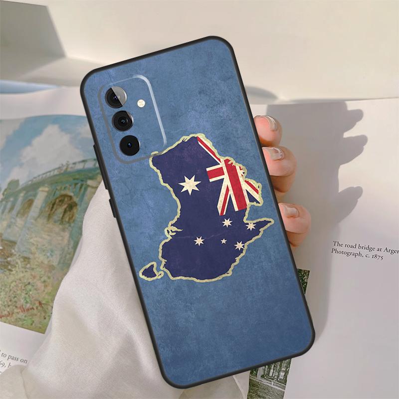 Australia Flag Case For Samsung Galaxy A52 A32 A12 A22 A16 A26 A36 A56 A06 A55 A35 A15 A54 A34 A14 A13 A53