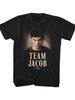 T-shirt Classici Americani Twilight Team Jacob Nera Unisex Adulto Manica Corta Magliette Grafiche Film Romantico Vampiri