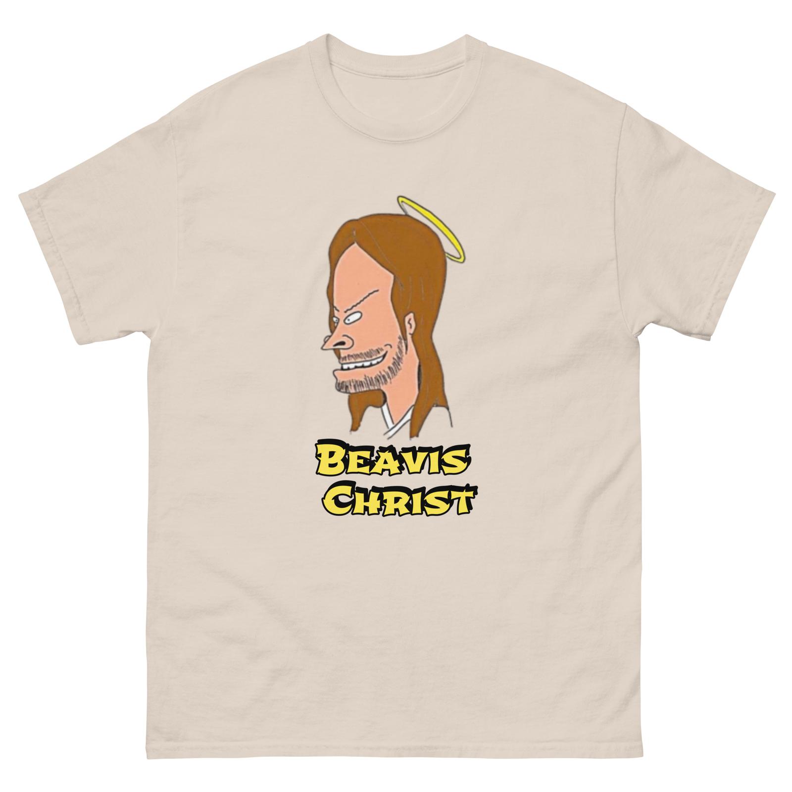 Funny Beavis and Butthead Tee | Unisex | Custom Print Beavis Christ T-Shirt Mens Womens Tees Top M