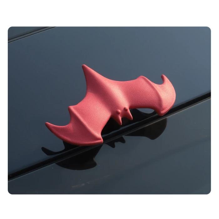 3D Stereo Bat Sticker Antenna Car Roof Self-Adhesive Auto Decoration Ornaments Car Accessories for Truck SUV Motorcycle Helmet