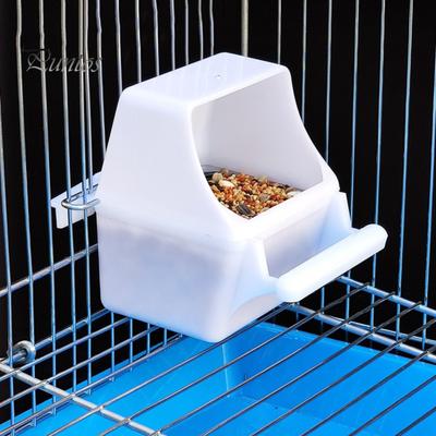 2Pcs Bird Feeding Drinking Boxes Convenient Easy-to-Clean Detachable Hanging Design Bird Food Boxes Parrot Supply