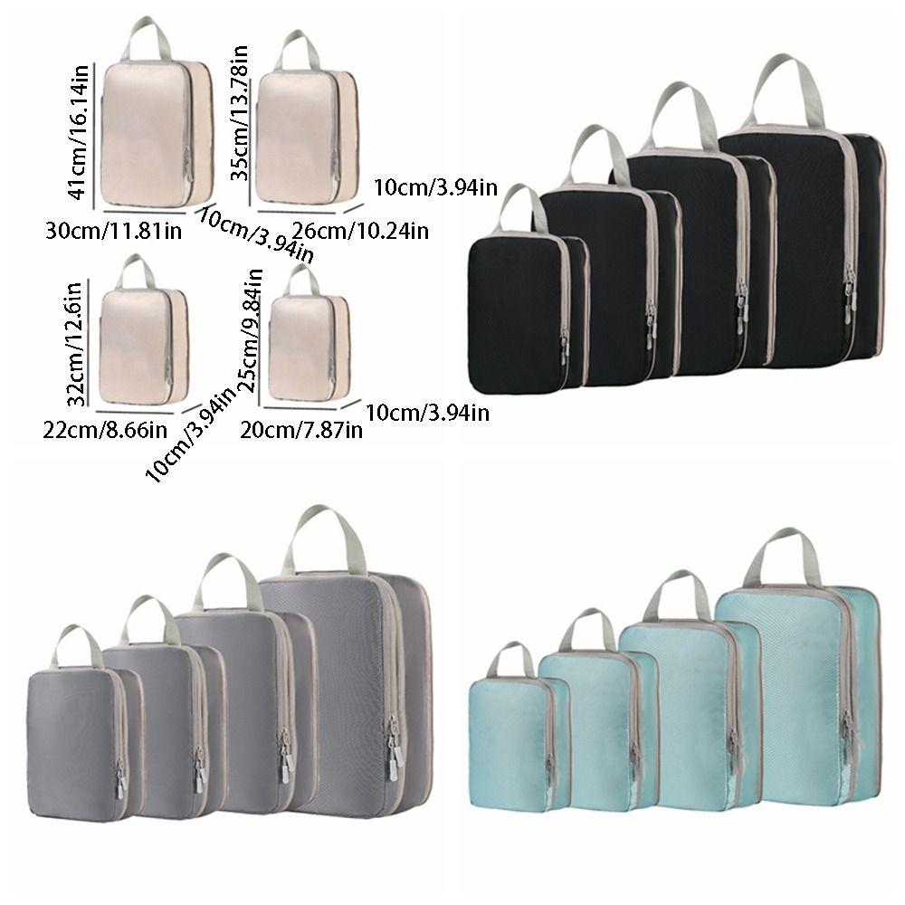 4pcs Multi-Purpose Waterproof Organizer Bags Portable Suitcase Clothes Organizers  Clothes Packing