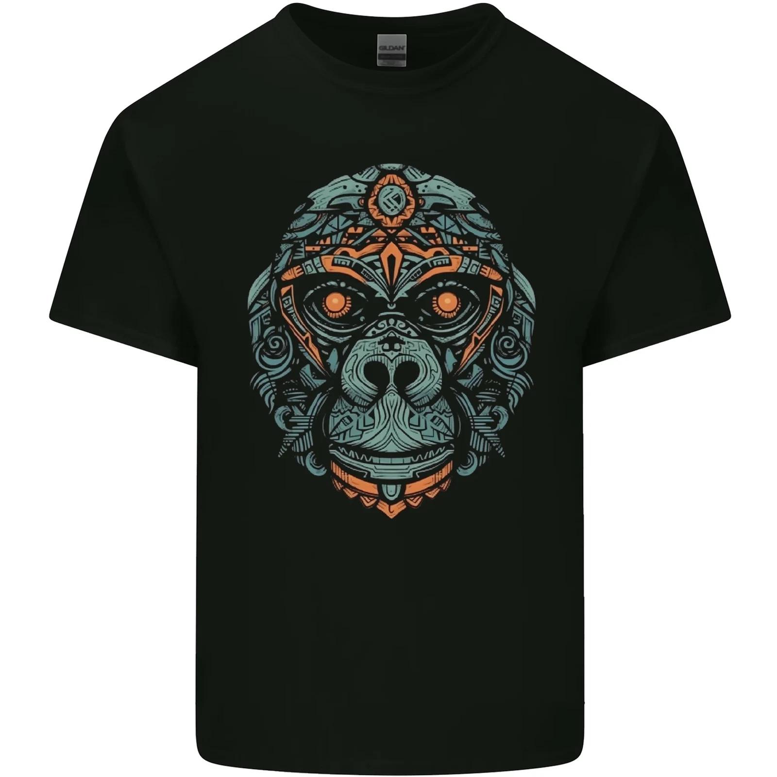 A Tribal Gorilla Kids T-Shirt Childrens S