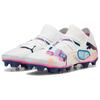 New PUMA Future 7 Match Volume Up FG/AG 'White Luminous Blue Pink' 108074-01