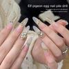Elf Pigeon Egg-Shaped Nail Art Rhinestone Balls - Hot Selling Nail Decorations 2026