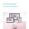 Rapoo Kabellose/Bluetooth/Kabelgebundene Multi-Mode-Büromaust, Ergonomisches Design, Leise Tasten, 50 Stunden Akkulaufzeit, Schwarz