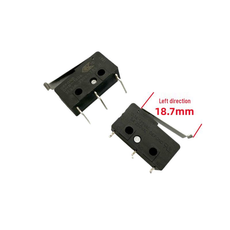 

Micro Switch DMB-1206 Limit Detector, 3 Bent Pins, 5A, R Handle