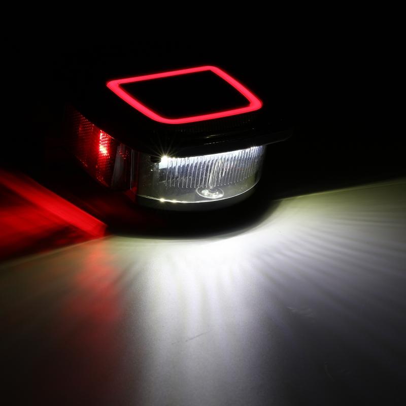 2pcs/set 83 LEDs Universal Tail Lights Brake Reverse Lights for Jeep Wrangler CJ TJ YJ JK