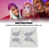 Facial Tattoo Sticker Colorful Glitter Sticker Temporary Decoration Sticker for DIY Body Makeup