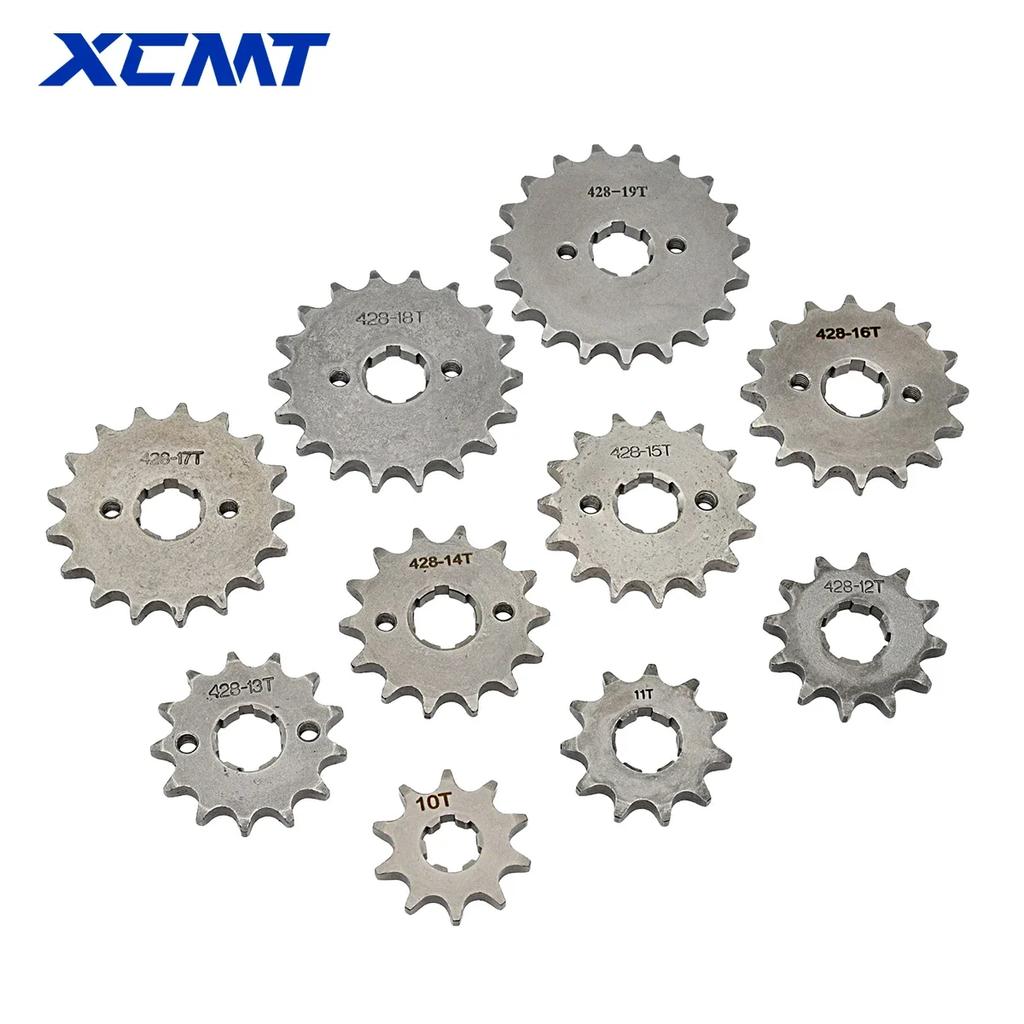 428# 20mm 10T-19T Vorderritzel für BSE SSR SDG KAYO Dirt Pit Bike ATV Quad Go-Kart Moped Buggy Roller Motorrad