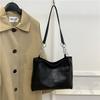 Commuter Large Capacity Solid Color Trend Korean Style Fashionable Personalized Casual New One-shoulder Crossbody Tote Bag for Women