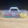 Multifunctional Hardware Tool Organizer Transparent Screw Storage Case With Handle Tools Dustproof Storage Box Large Capacity