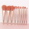 9PCS Makeup Brushes Soft Fluffy for Cosmetics Foundation Rouge Powder Eyeshadow Loose Powder Brushs Blending Makeup Brush Set