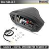 6XDB Industrial Grade Motorcycle Speedometer Digital LCDDisplay Odometer Tachometer
