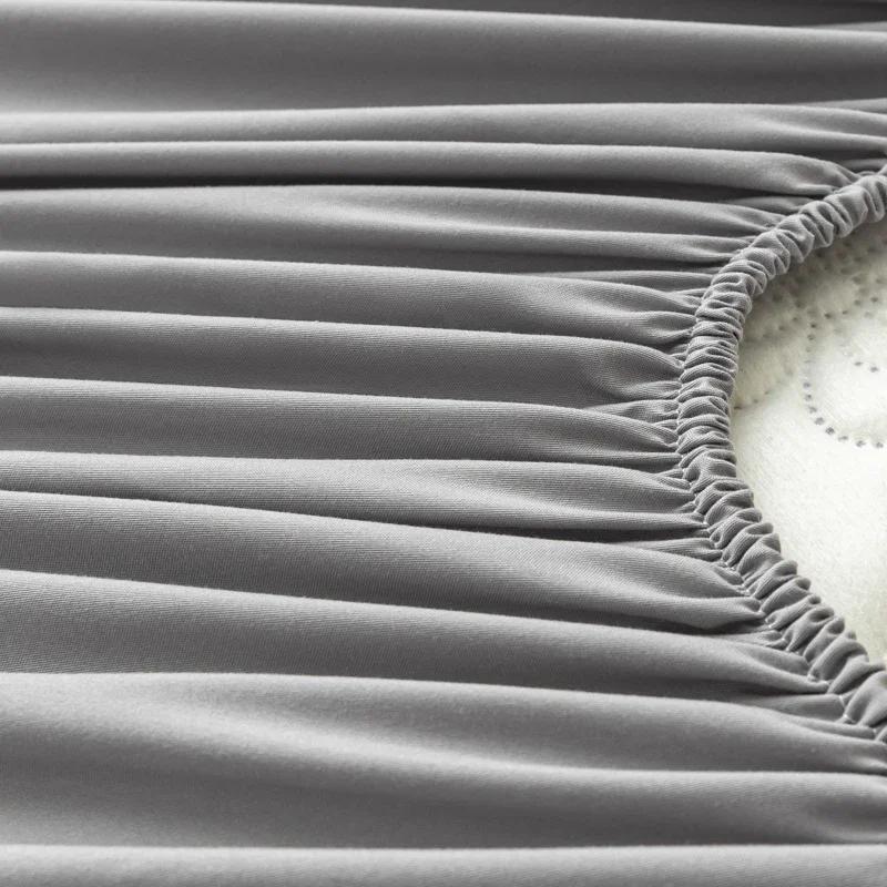 Waterproof Thicken Mattress Cover Soft Comfortable Breathable Bedding Mattress Bed Covers Fitted Machine Washable Home Decor