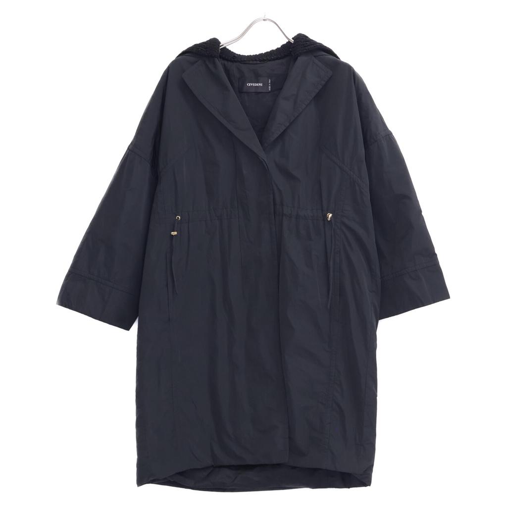 CIVIDINI MPM7205001 Black Hoodie Jacket Coat 40 blackUsed