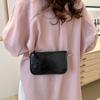 Fashion Street Pu Leather Underarm Tote Bag Rivet Korean Style Vintage Shoulder Bag Chain Strap Square Luxury Handbag Outdoor